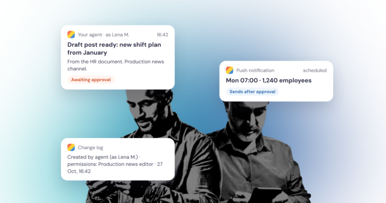 AI agents in internal communications: reading the intranet is not the same as running it