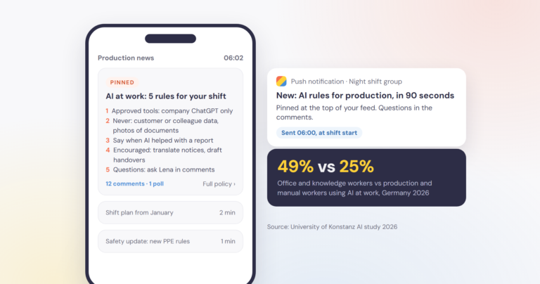 AI guidelines for employees without a desk: how to close the frontline AI gap